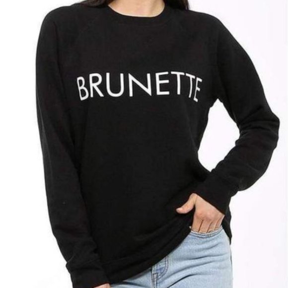 Brunette Crewneck in Black - Picture 1 of 1